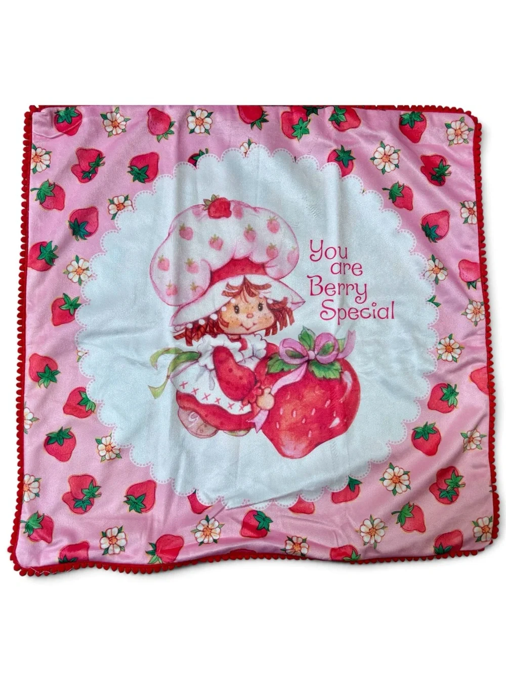 New limited edition strawberry shortcake pillow cover 18x18 you are very special